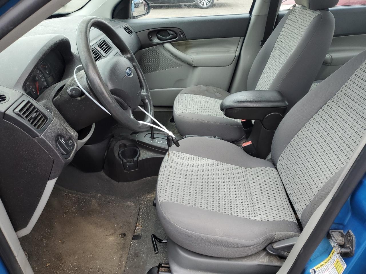2007 Ford Focus VIN 1FAHP34N67W363017 Copart auction photo, front end / side damage thumbnail 7
