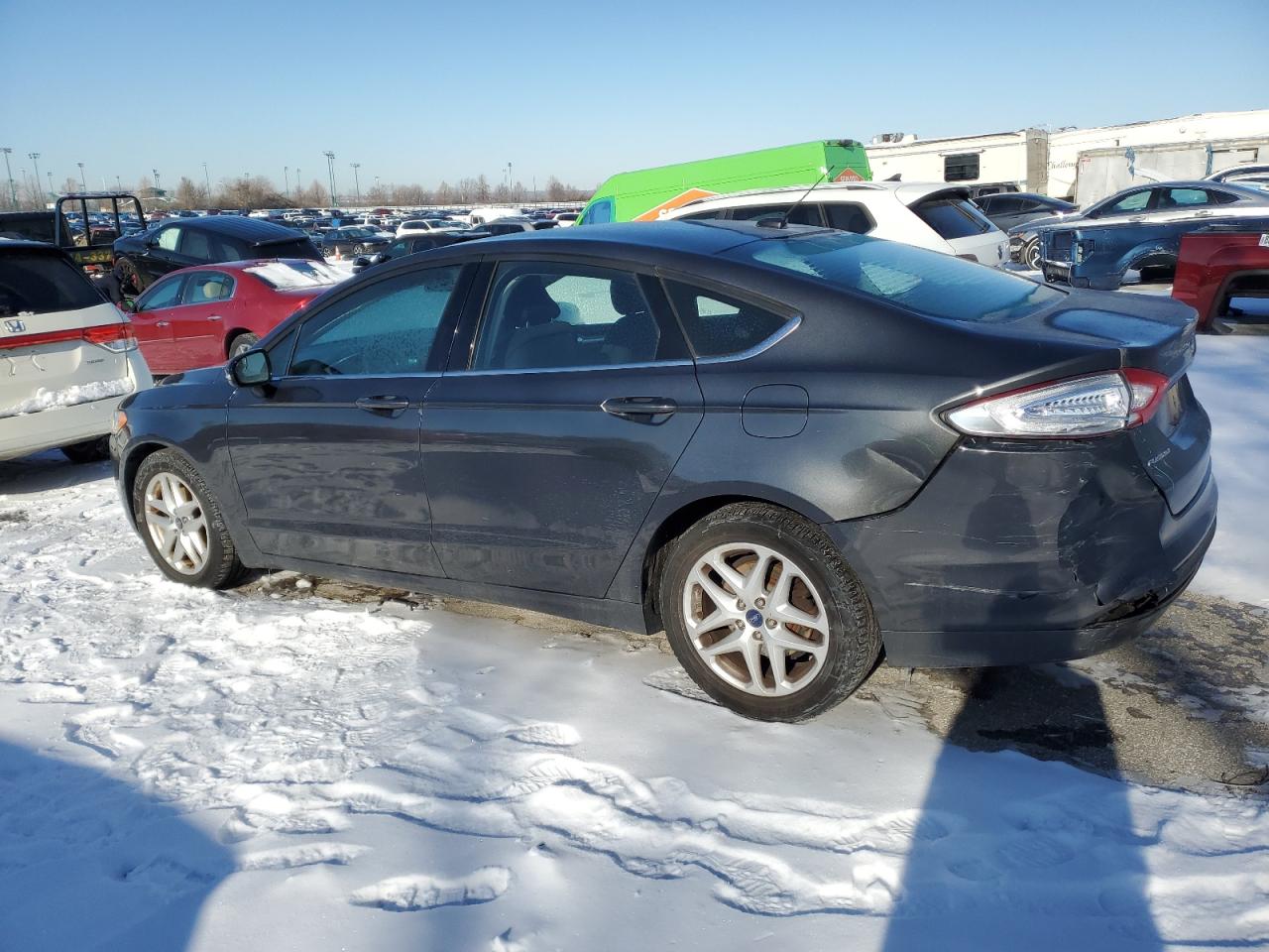 2015 Ford Fusion VIN 3FA6P0H74FR277451 Copart auction photo, side damage thumbnail 2