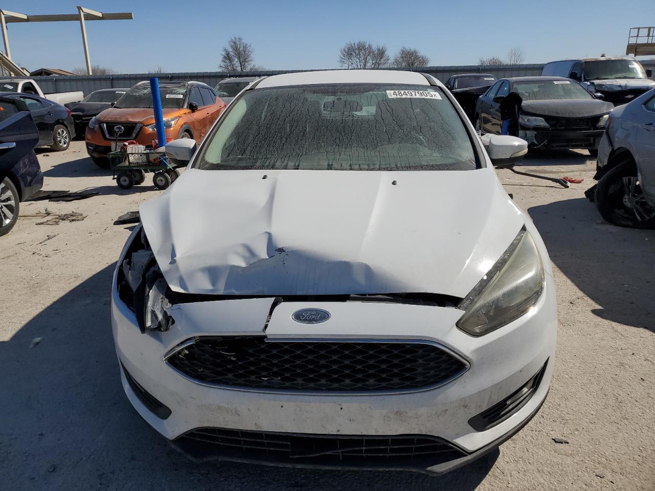 2016 Ford Focus VIN 1FADP3K28GL326334 Copart auction photo, front end damage thumbnail 5