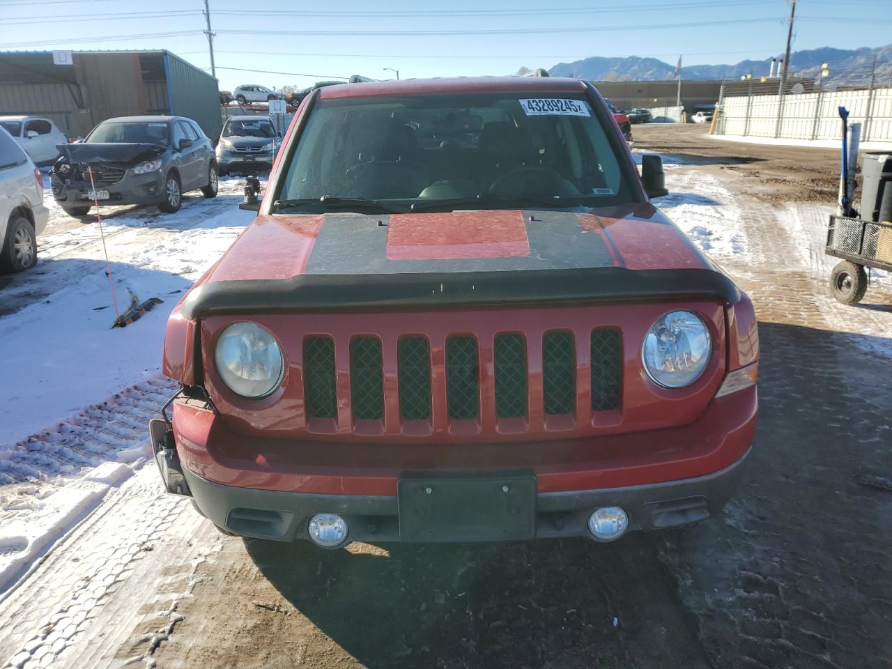 2016 Jeep Liberty (Patriot) VIN 1C4NJPBA3GD752117 Copart auction photo, front end / side damage thumbnail 5