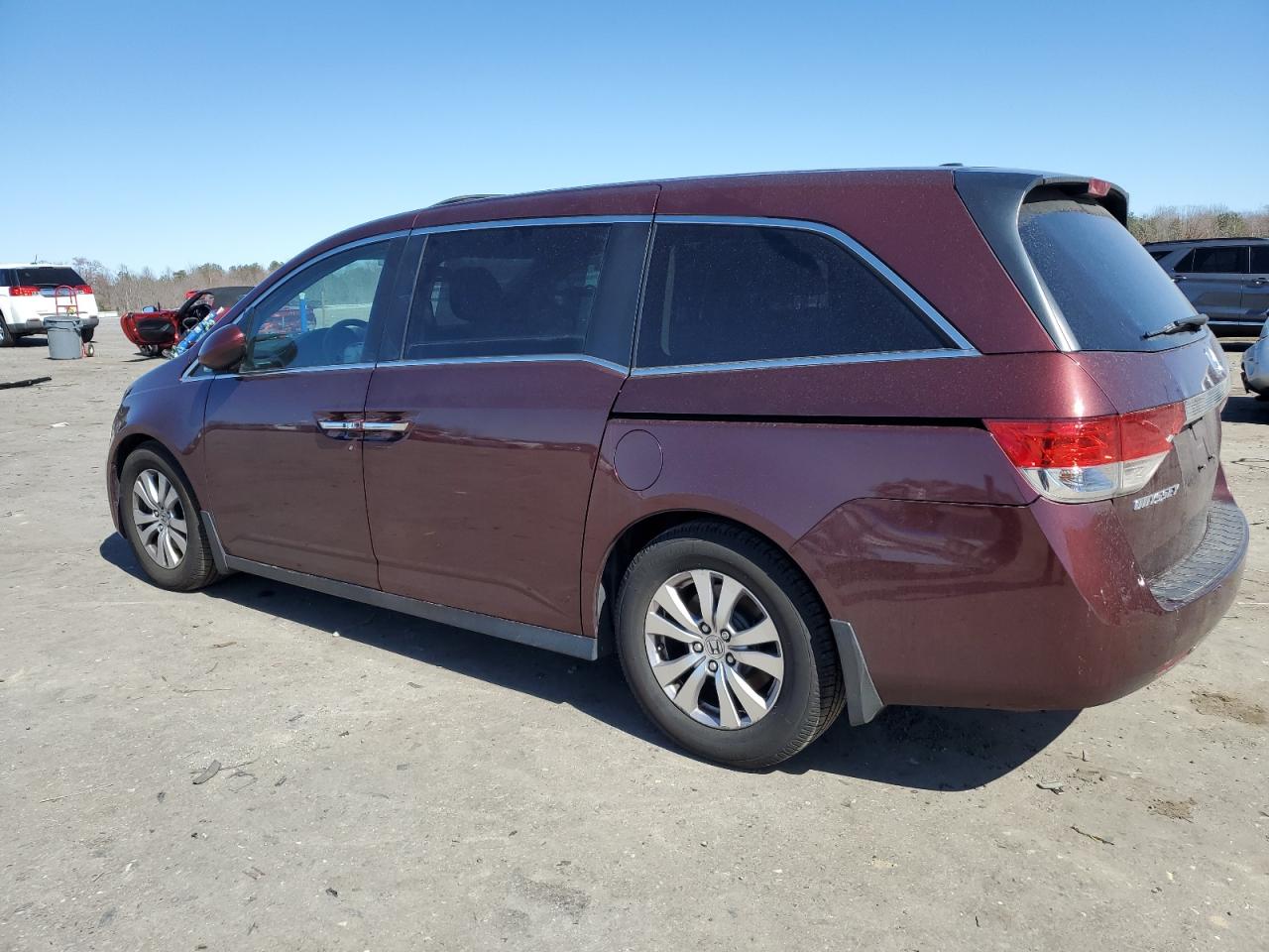 2017 Honda Odyssey VIN 5FNRL5H66HB006354 Copart auction photo, front end damage thumbnail 2