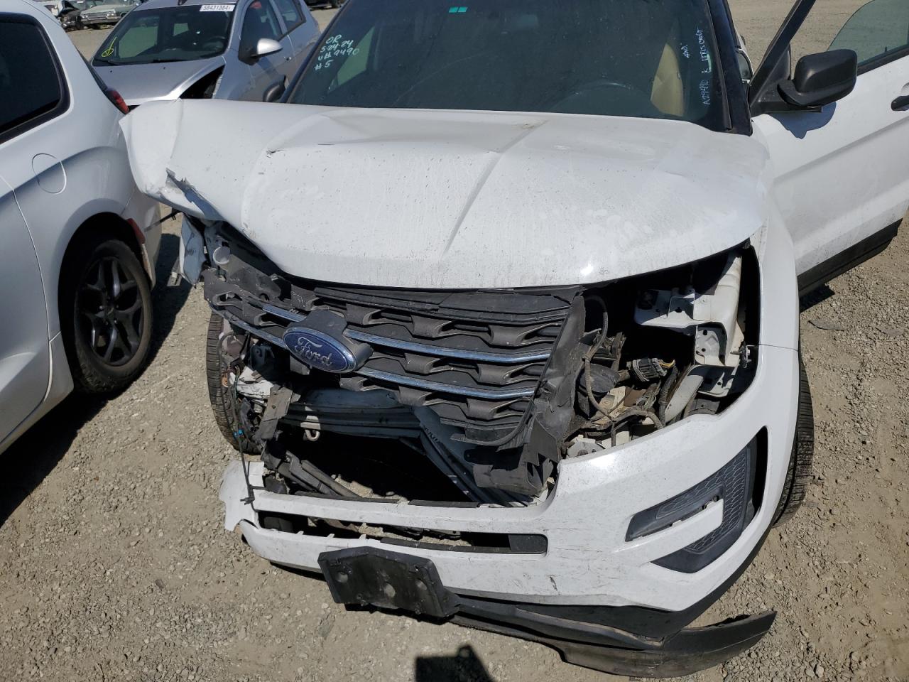 2016 Ford Explorer VIN 1FM5K8B81GGA29490 Copart auction photo, front end damage thumbnail 12