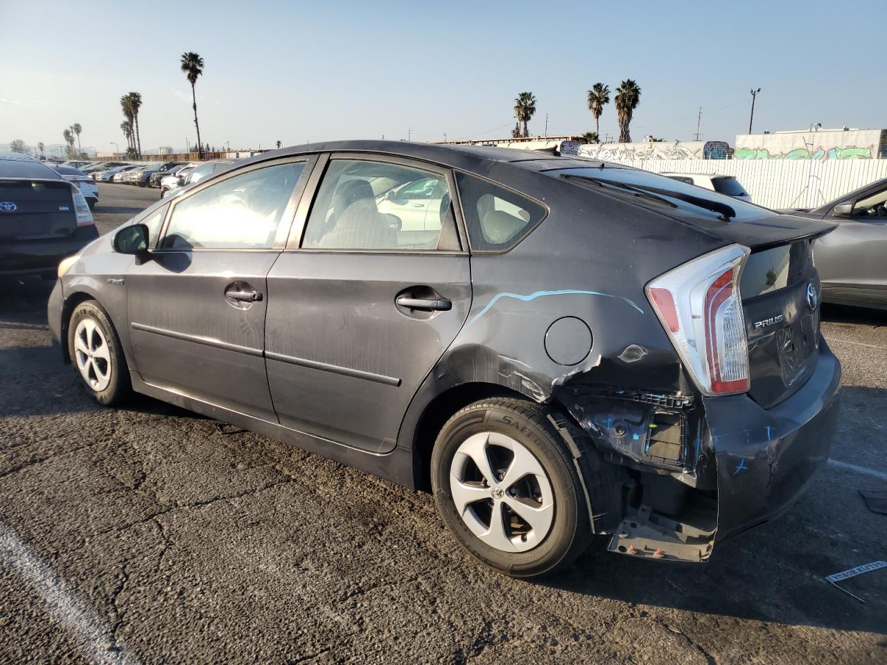 2013 Toyota Prius VIN JTDKN3DUXD5611140 Copart auction photo, rear end / front end damage thumbnail 2