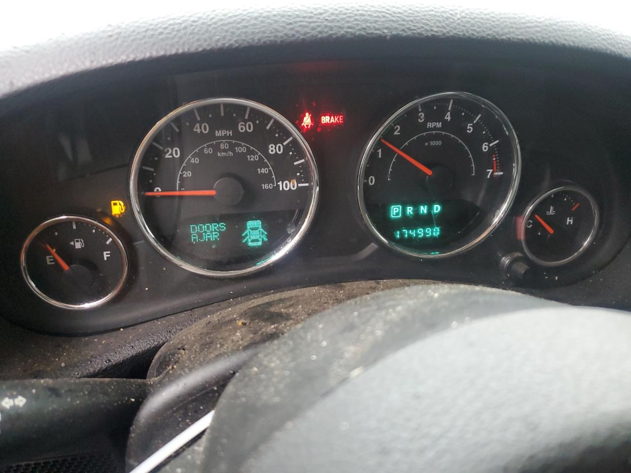 2012 Jeep Wrangler VIN 1C4BJWEG0CL161305 Copart auction photo, front end damage thumbnail 9
