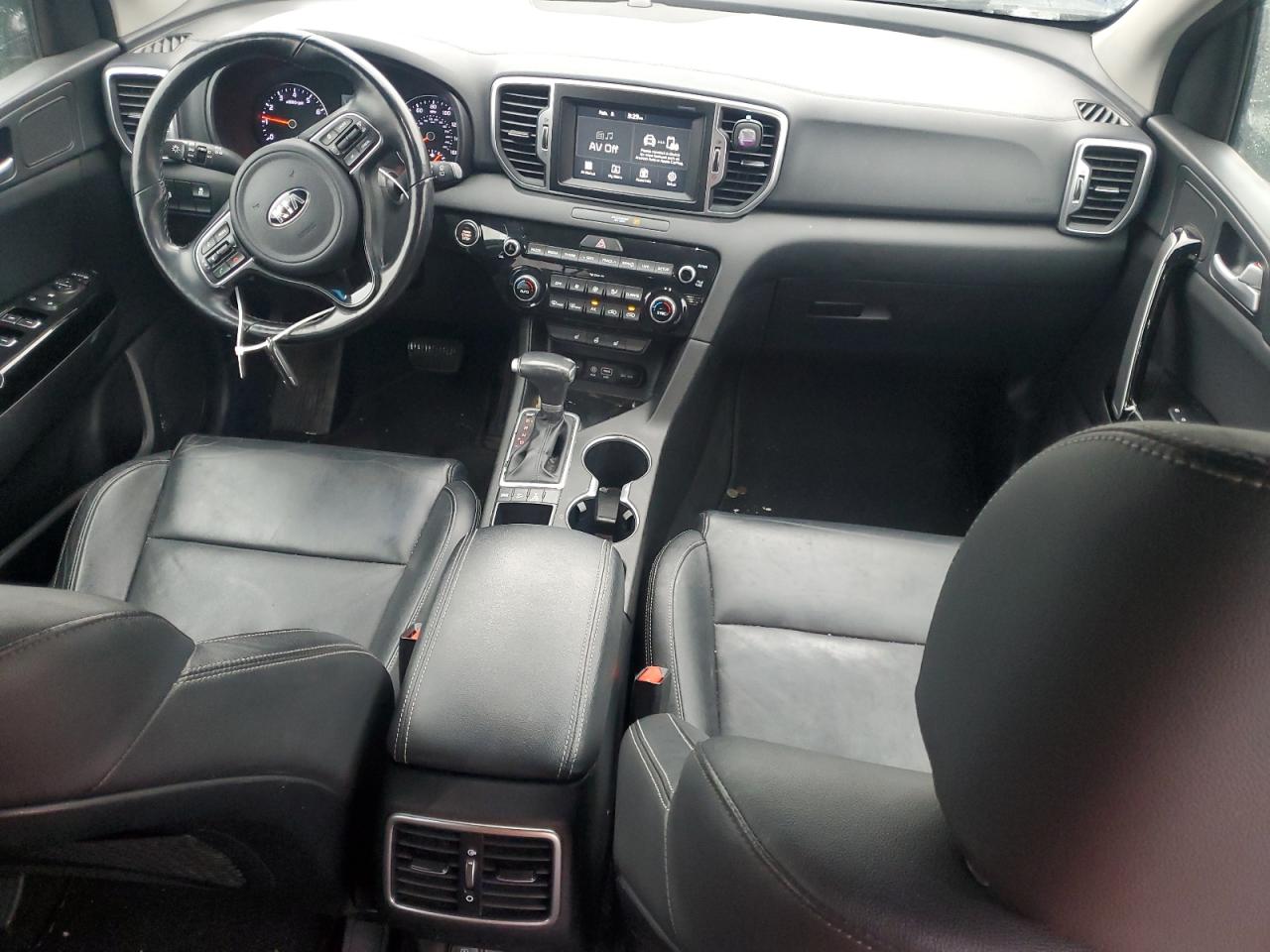 2019 KIA Sportage VIN KNDPNCAC1K7495118 Copart auction photo, side damage thumbnail 8