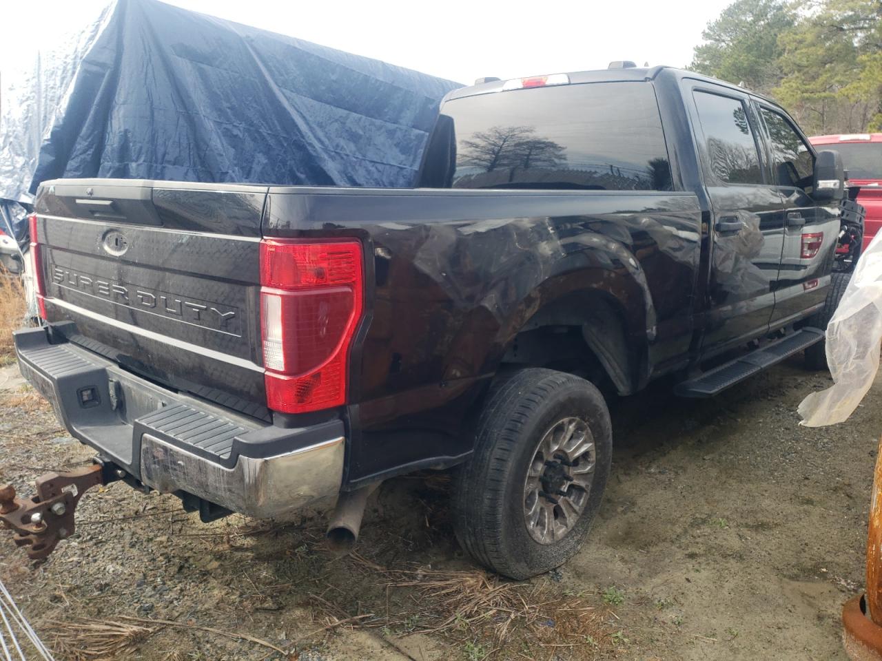 2020 Ford F250 VIN 1FT7W2B67LEC43774 Copart auction photo, front end / all over damage thumbnail 3