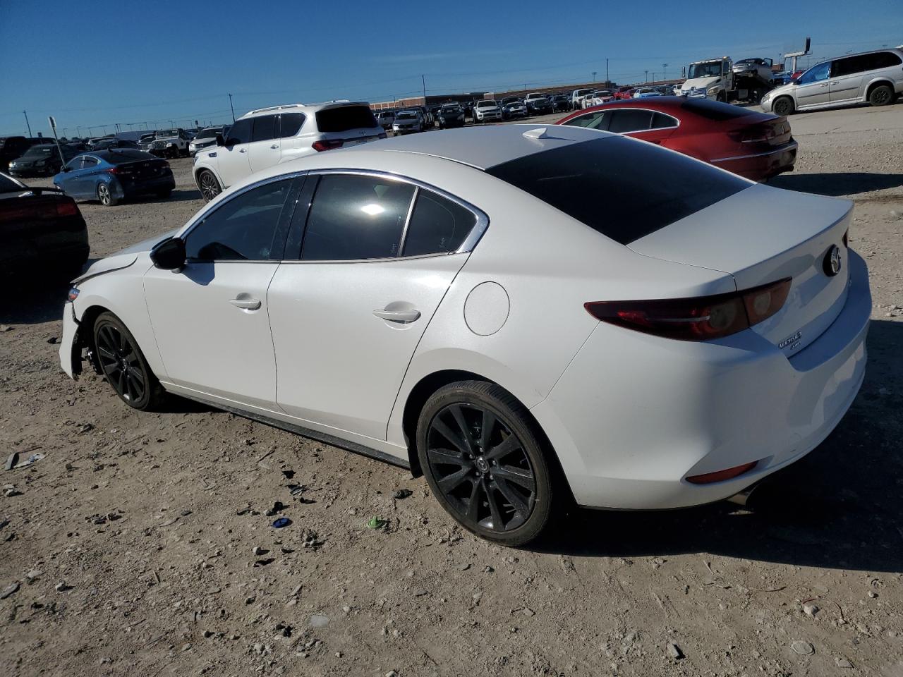 2021 Mazda 3 VIN JM1BPBAYXM1331477 Copart auction photo, front end damage thumbnail 2