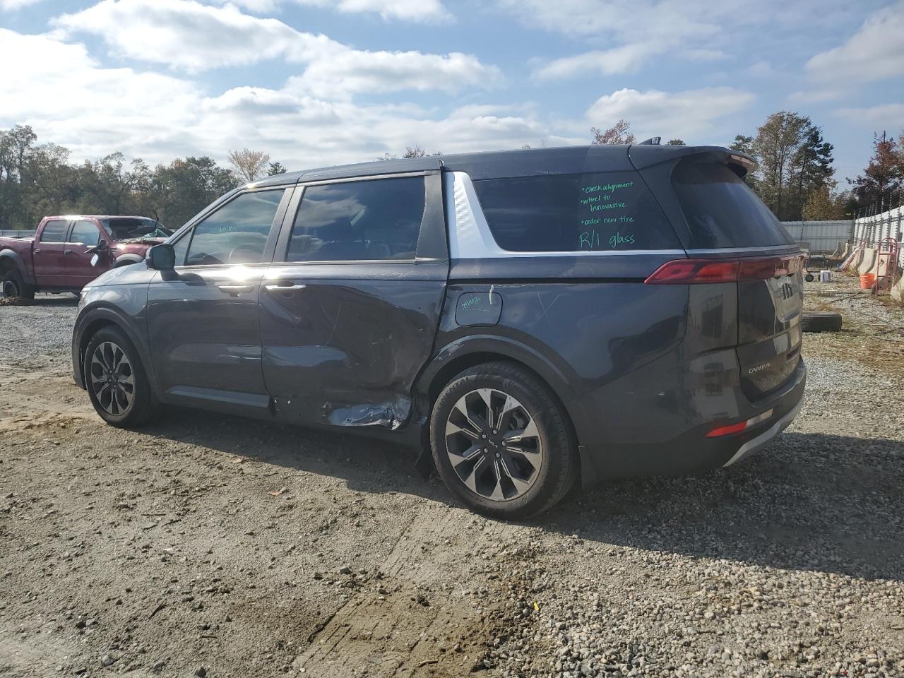 2024 KIA Carnival VIN KNDNC5H36R6350932 Copart auction photo, side damage thumbnail 2