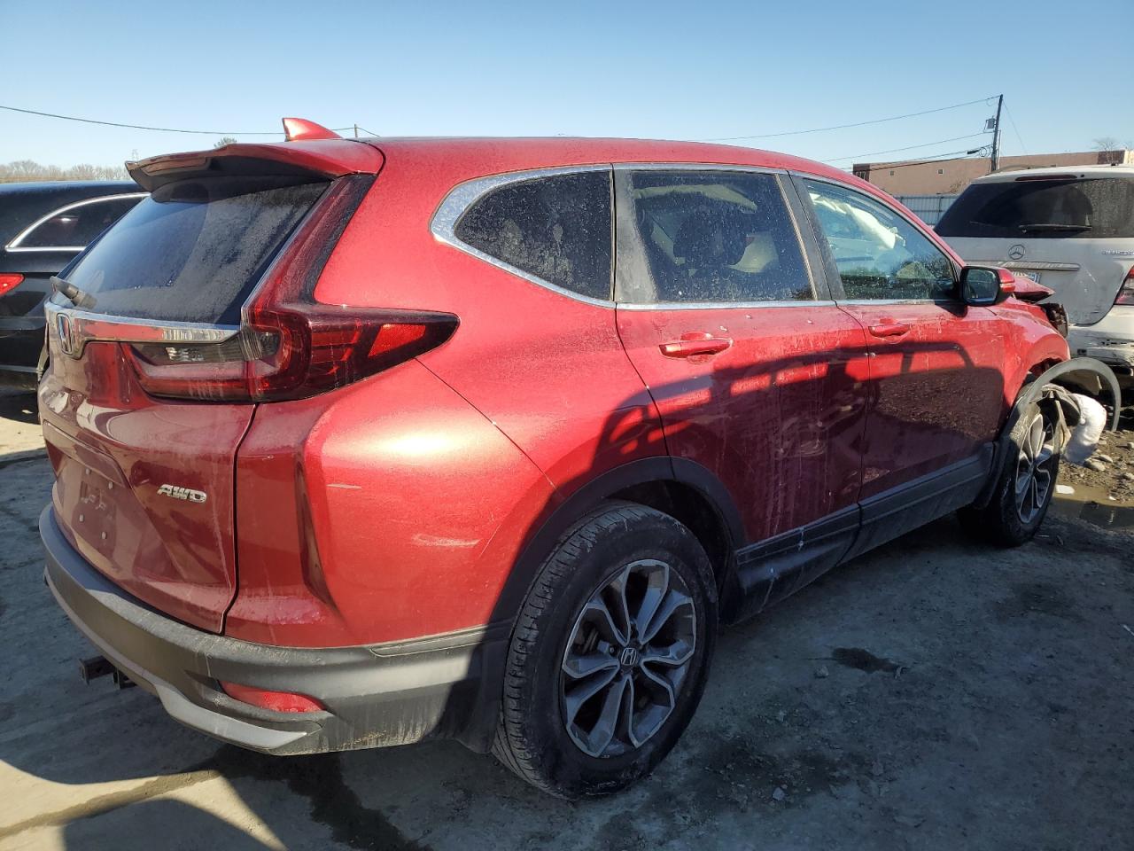 2021 Honda CR-V VIN 2HKRW2H89MH685345 Copart auction photo, front end damage thumbnail 3