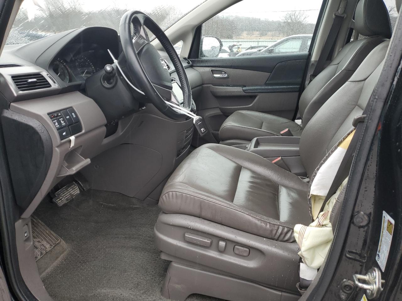 2015 Honda Odyssey VIN 5FNRL5H66FB065868 Copart auction photo, side damage thumbnail 7