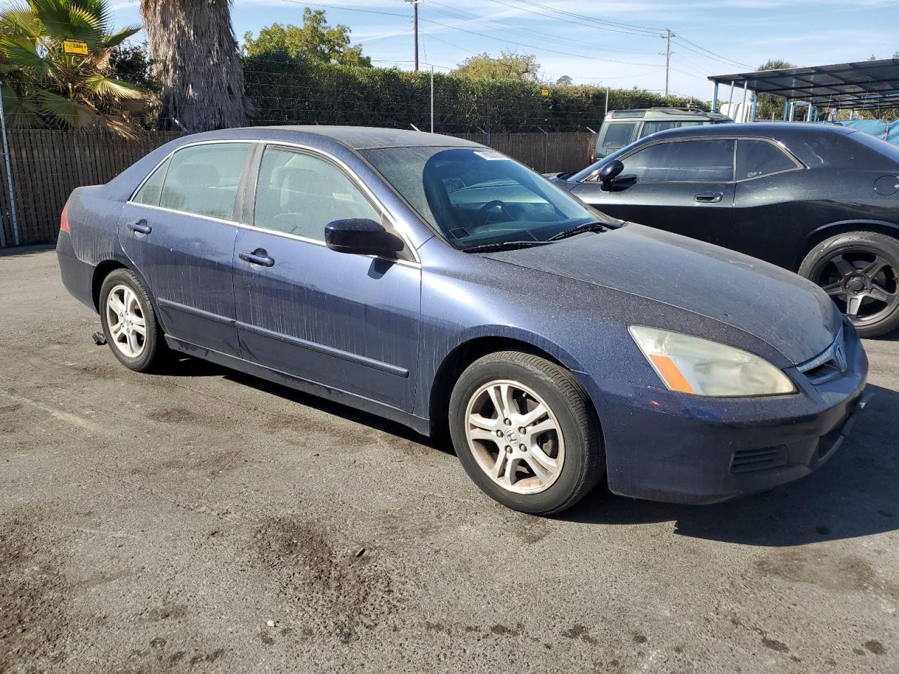 2007 Honda Accord VIN 1HGCM56357A106045 Copart auction photo, front end damage thumbnail 4