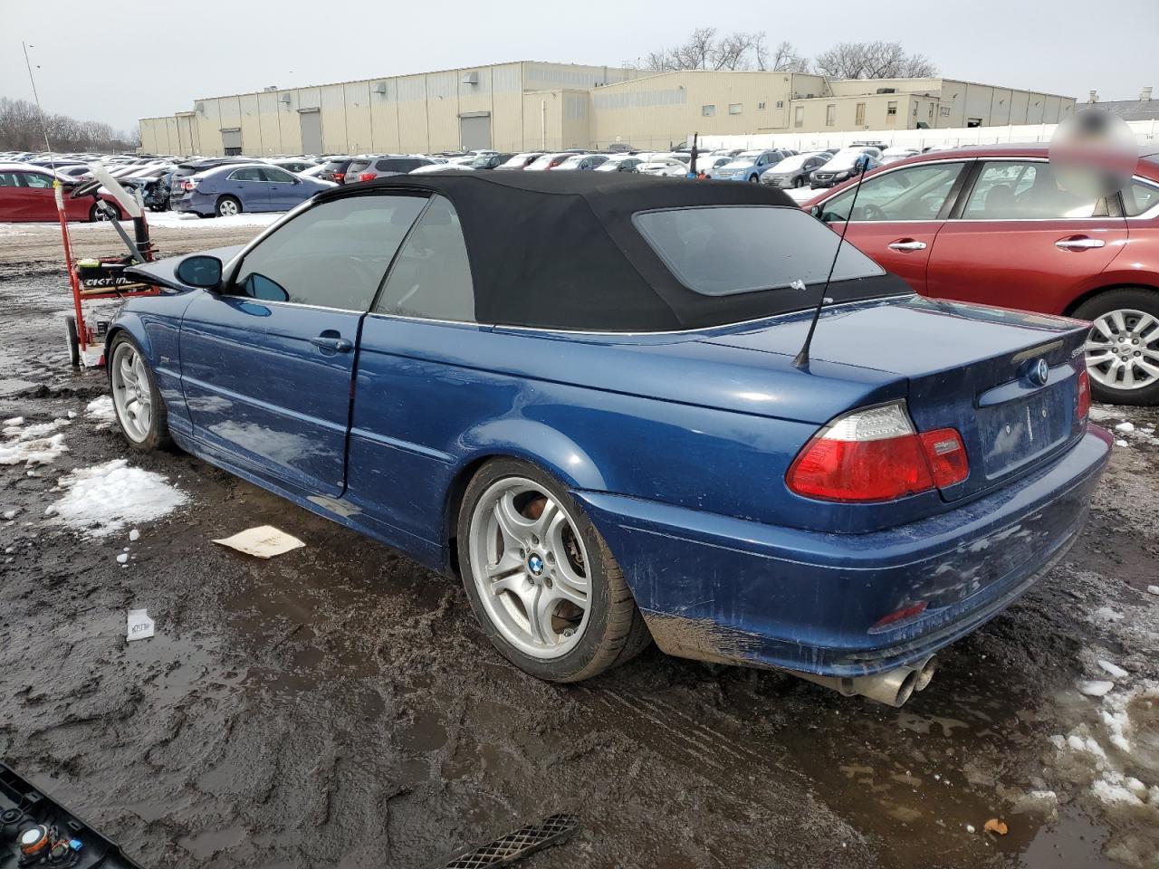 2003 BMW 3er VIN WBABS53453EV90537 Copart auction photo, front end damage thumbnail 2