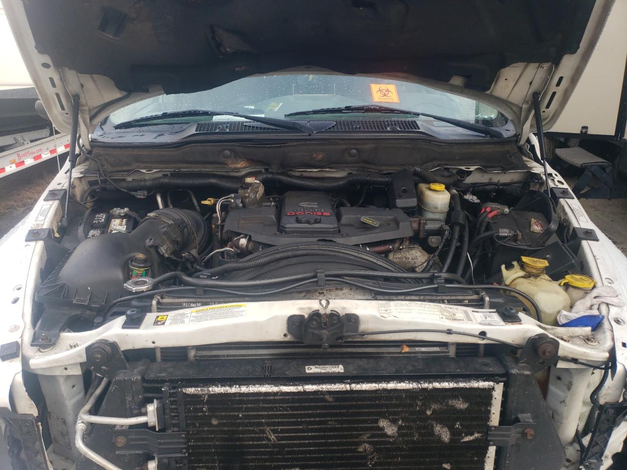 2008 Dodge RAM VIN 3D3KS28A88G125340 Copart auction photo, front end / side damage thumbnail 11