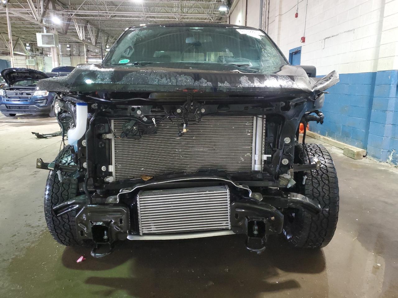 2023 Ford F-150 VIN 1FTEW1EP5PFA20171 Copart auction photo, front end / stripped damage thumbnail 5