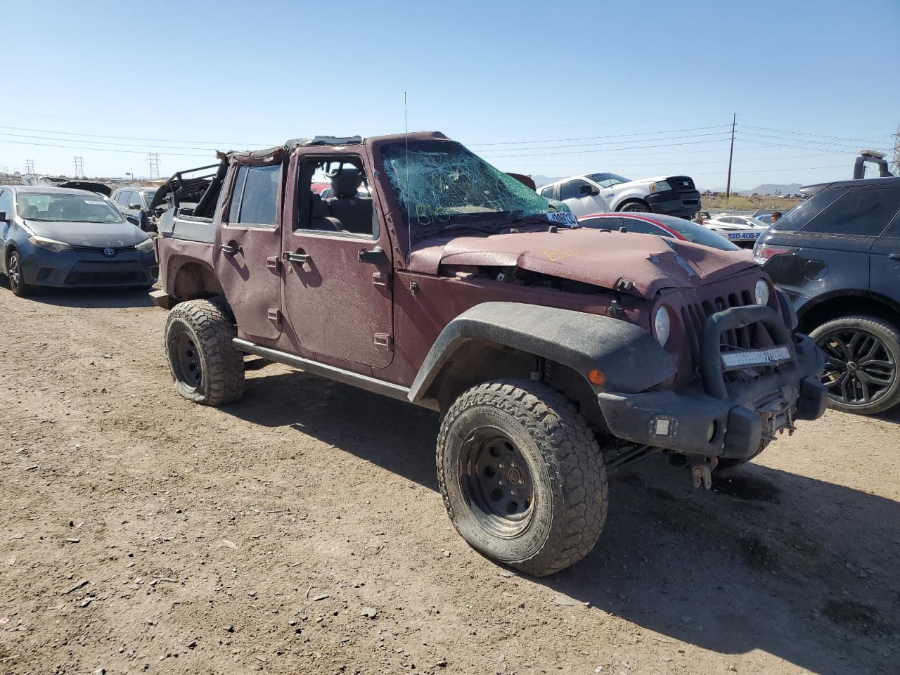 2008 Jeep Wrangler VIN 1J8GA69108L587684 Copart auction photo, all over / undercarriage damage thumbnail 4