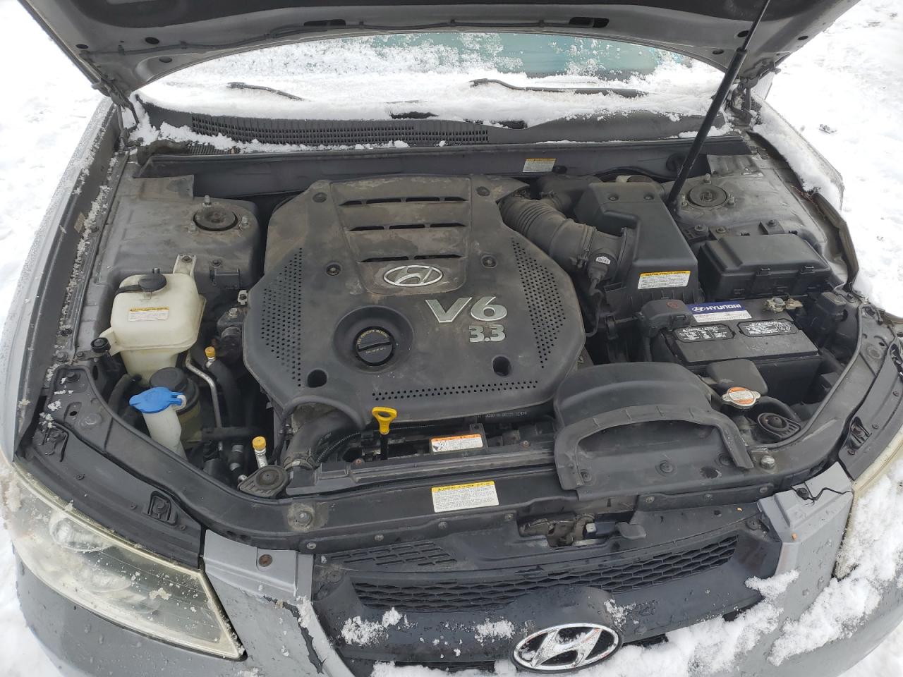 2008 Hyundai Sonata VIN 5NPEU46F18H338356 Copart auction photo, front end damage thumbnail 11