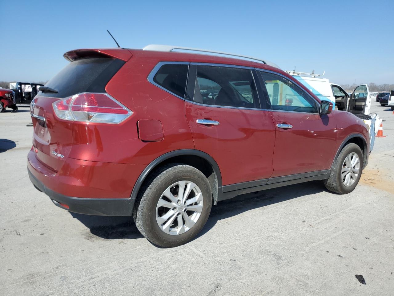 2014 Nissan Rogue VIN 5N1AT2MV1EC818951 Copart auction photo, side damage thumbnail 3