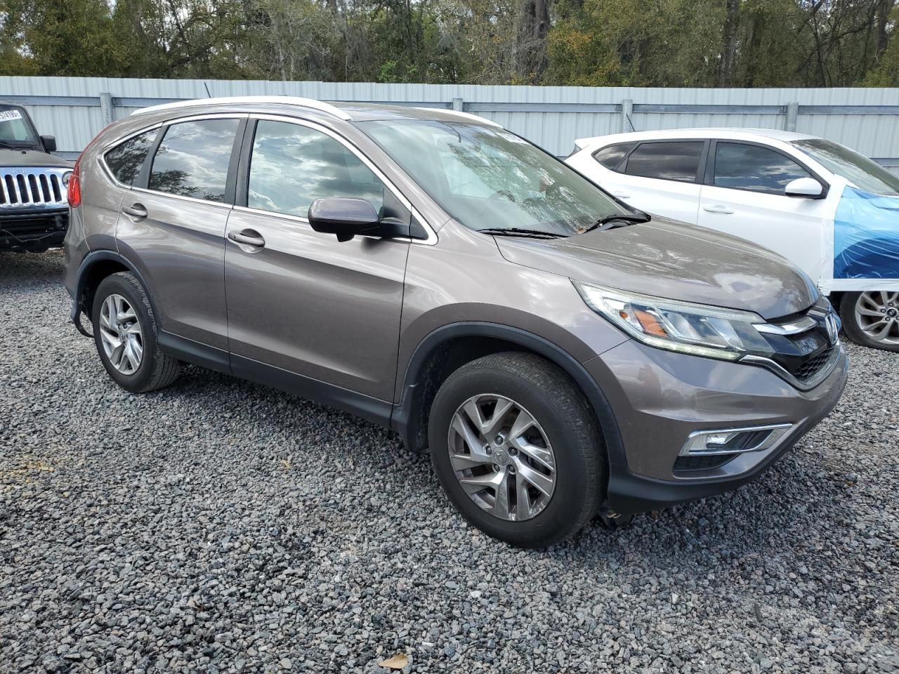 2015 Honda CR-V VIN 5J6RM4H72FL010907 Copart auction photo, rear end / side damage thumbnail 4
