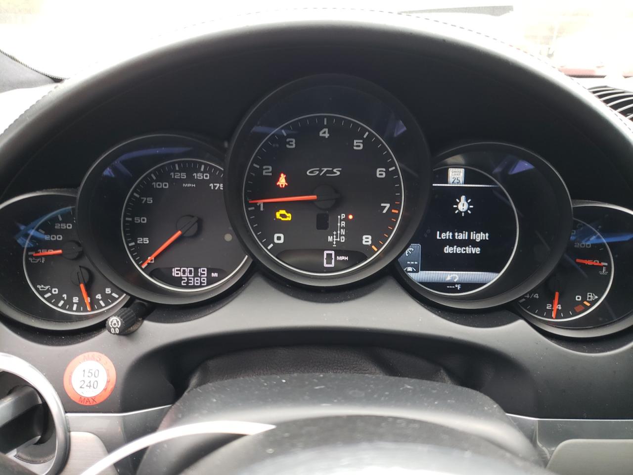 2016 Porsche Cayenne VIN WP1AD2A26GLA72543 Copart auction photo, front end / rear end damage thumbnail 9