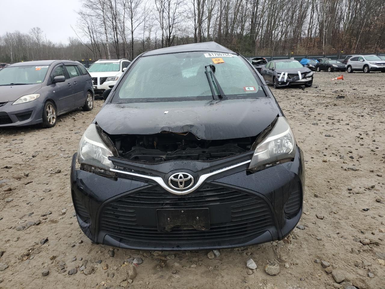 2015 Toyota Yaris VIN VNKKTUD38FA047332 Copart auction photo, side / front end damage thumbnail 5
