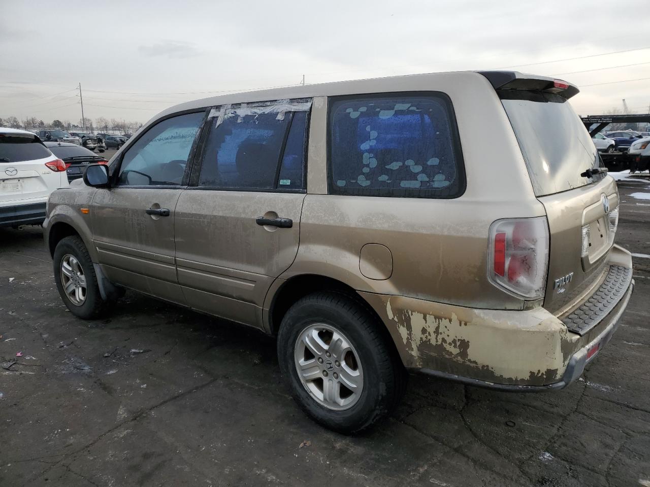 2007 Honda Pilot VIN 5FNYF28197B042611 Copart auction photo, rear end damage thumbnail 2
