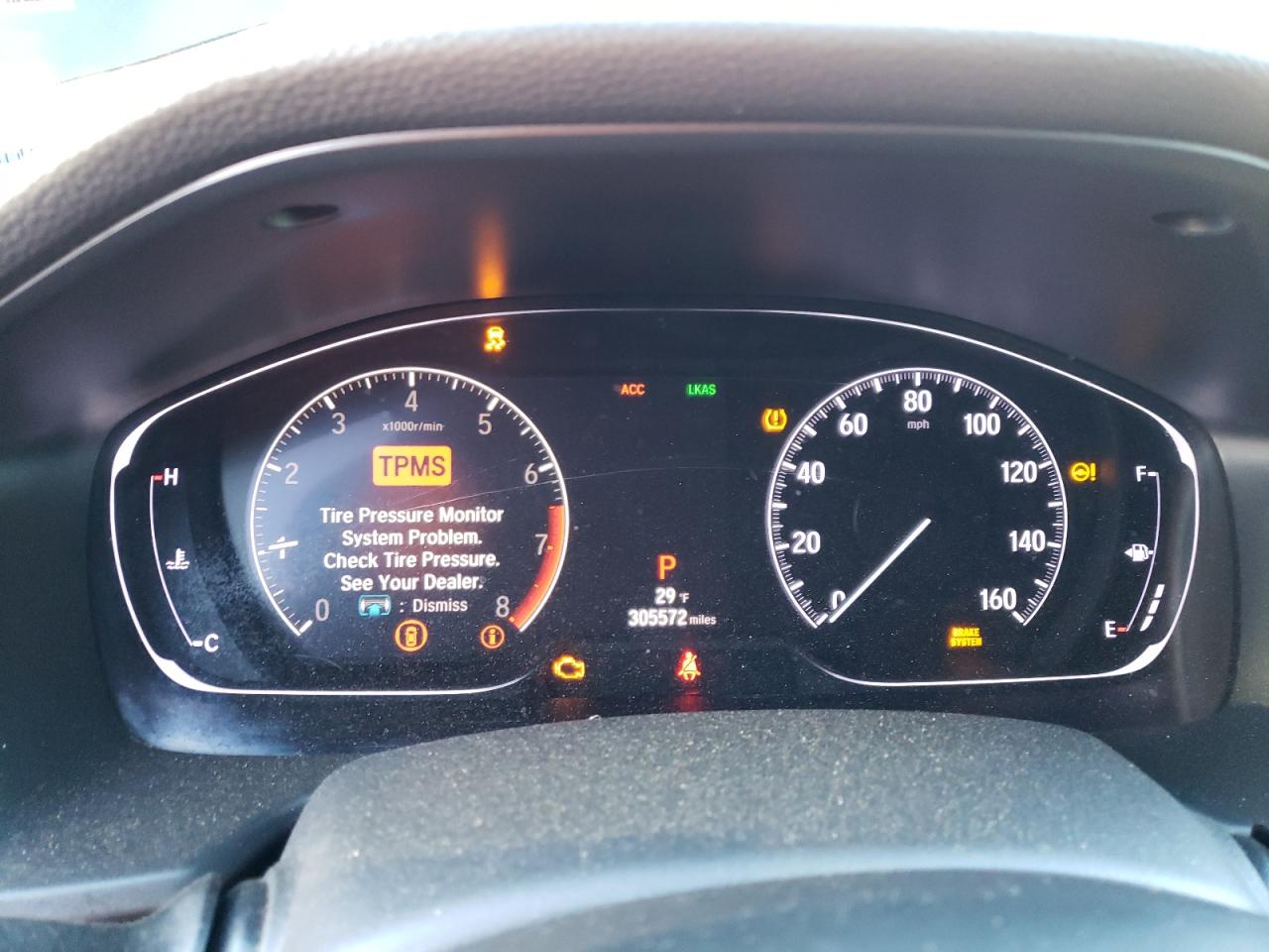 2019 Honda Accord VIN 1HGCV1F49KA002763 Copart auction photo, front end damage thumbnail 9