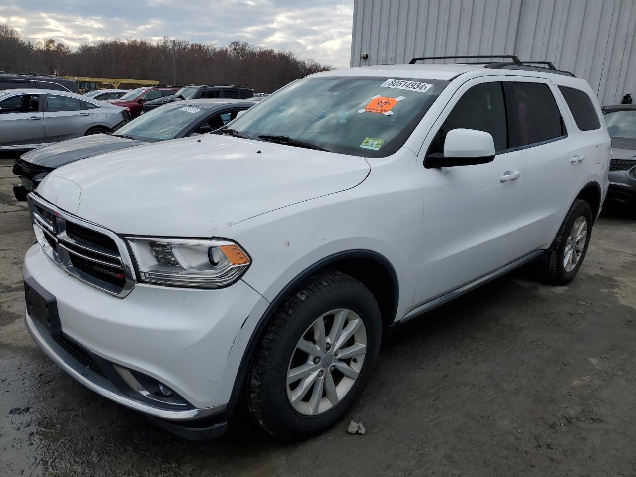 2015 Dodge Durango VIN 1C4RDJAG0FC186806