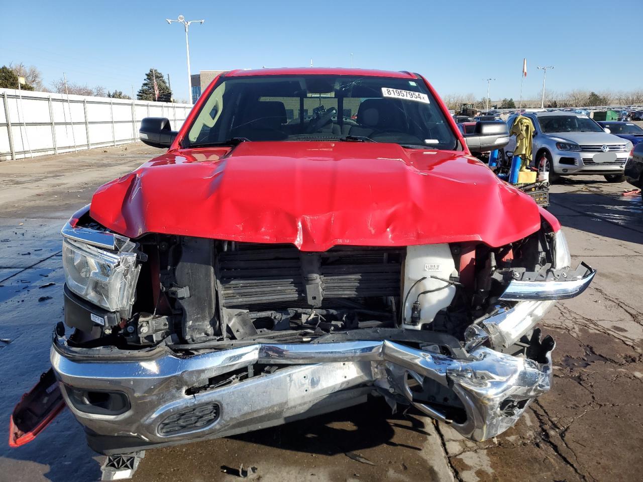 2019 RAM 1500 VIN 1C6SRFFT8KN881790 Copart auction photo, front end / side damage thumbnail 5