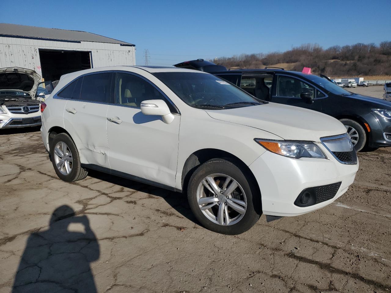 2014 Acura RDX VIN 5J8TB4H36EL005319 Copart auction photo, side damage thumbnail 4