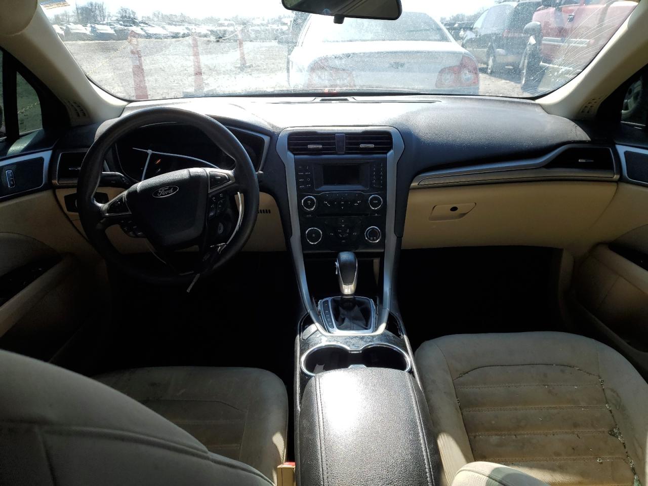 2014 Ford Fusion VIN 1FA6P0H70E5406304 Copart auction photo, side / front end damage thumbnail 8