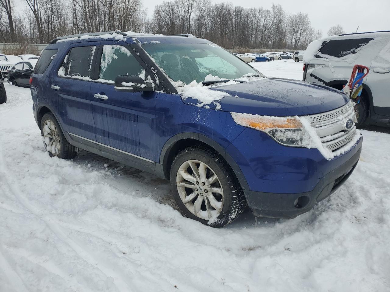 2013 Ford Explorer VIN 1FM5K8D88DGC38752 Copart auction photo, front end damage thumbnail 4