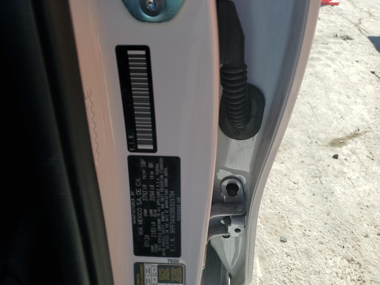 2024 KIA Forte VIN 3KPF54AD5RE829784 Copart auction photo, front end damage thumbnail 12