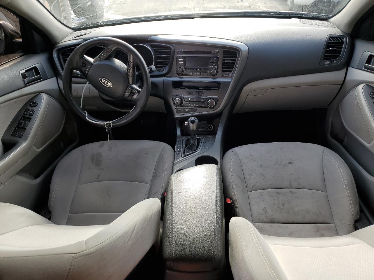 2012 KIA Optima VIN KNAGM4A74C5278071 Copart auction photo, burn - engine damage thumbnail 8