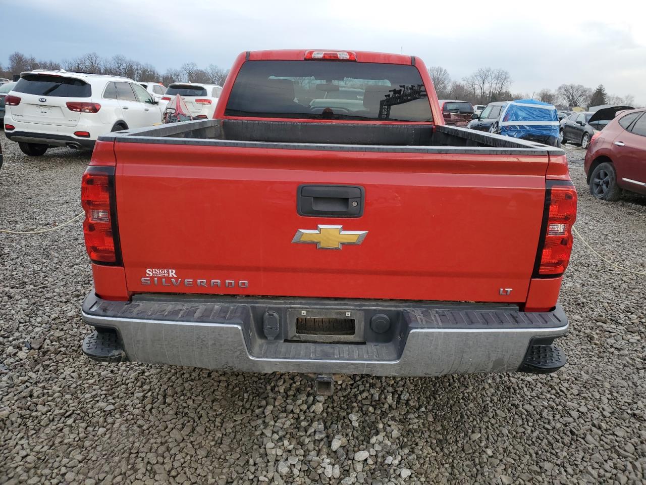 2014 Chevrolet Silverado VIN 1GCVKREH9EZ402198 Copart auction photo, front end / rear end damage thumbnail 6