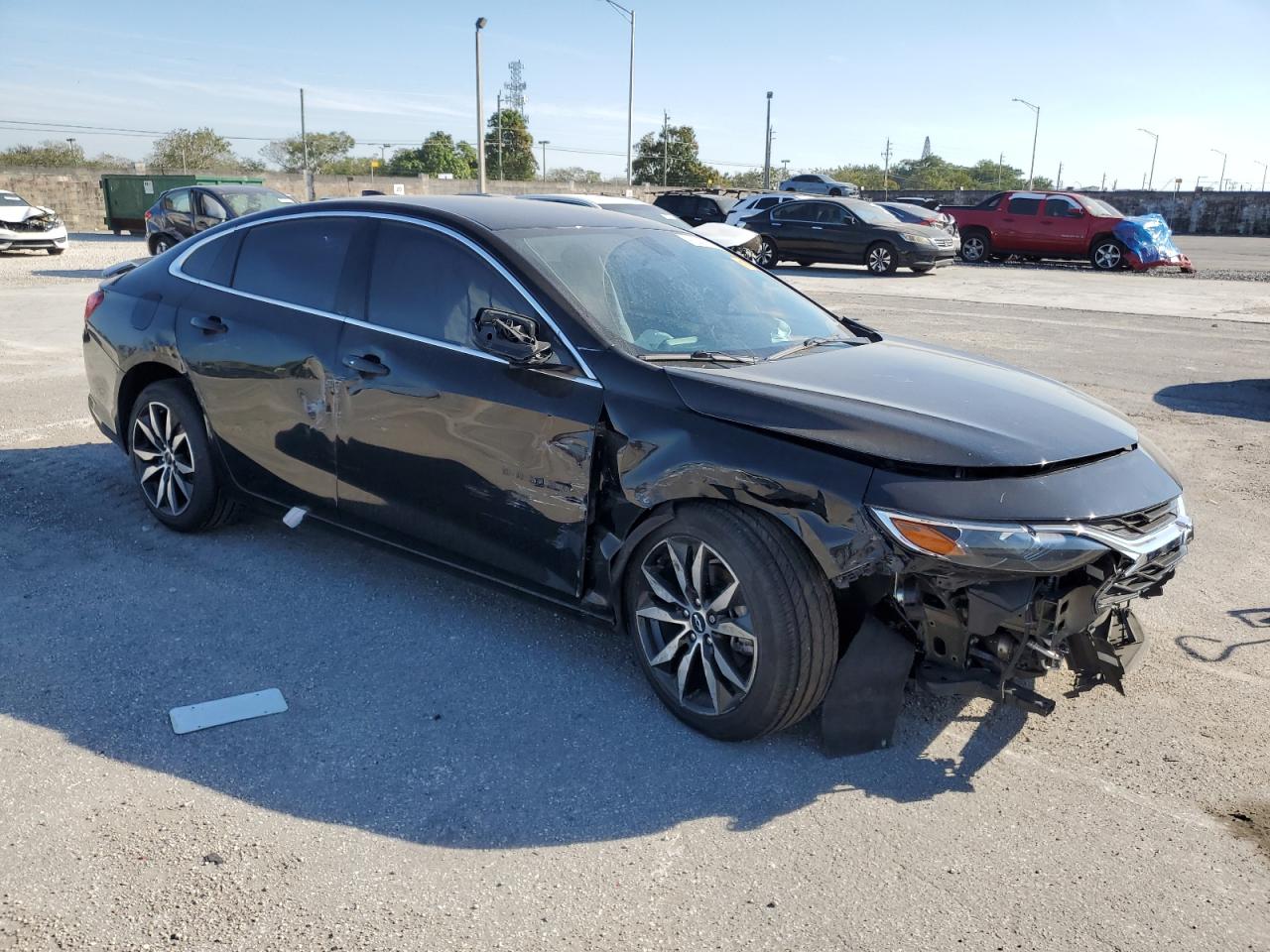 2020 Chevrolet Malibu VIN 1G1ZG5ST1LF154380 Copart auction photo, all over damage thumbnail 4