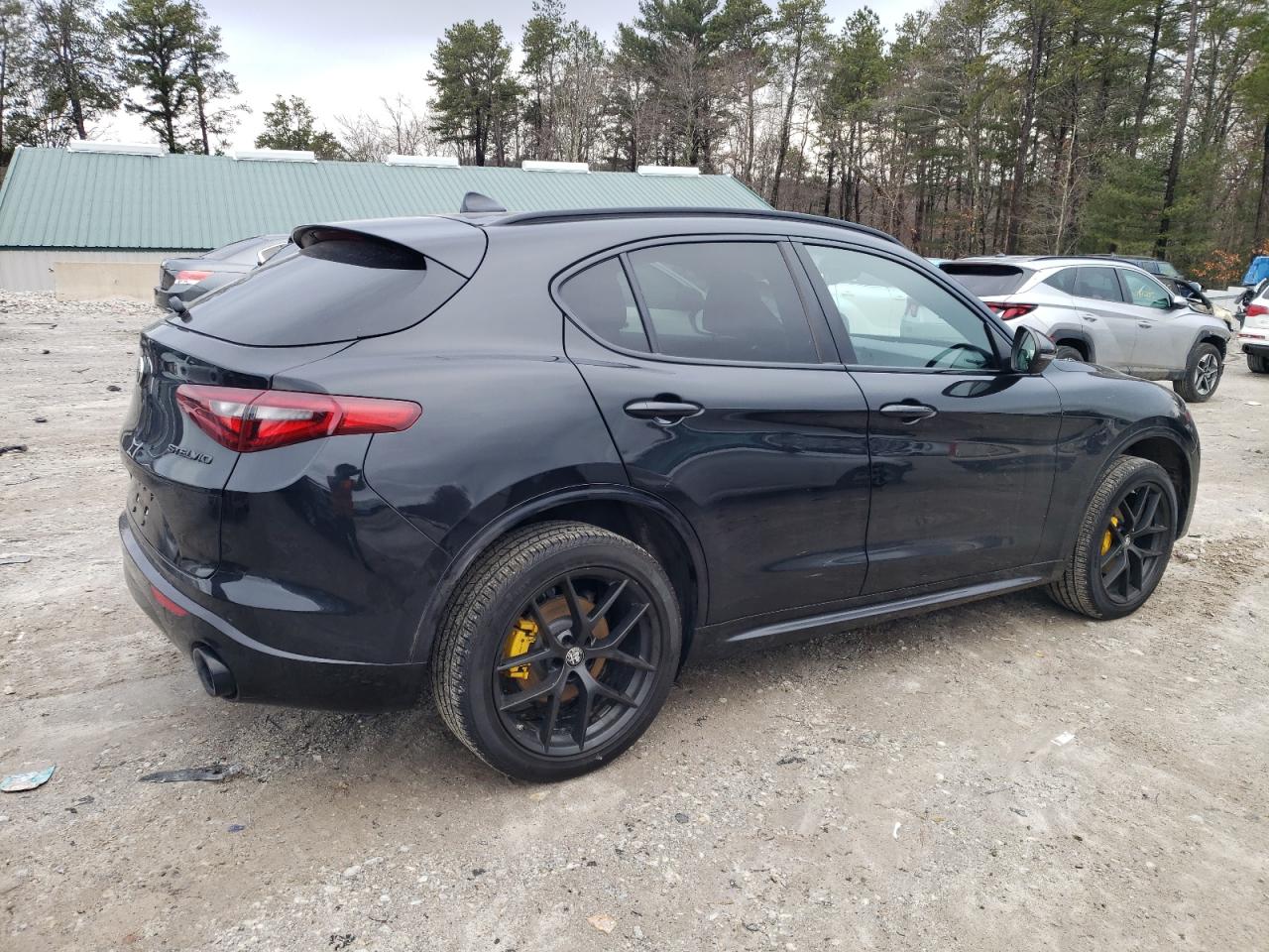 2020 Alfa Romeo Stelvio VIN ZASPAKBN3L7C98160 Copart auction photo, front end / side damage thumbnail 3