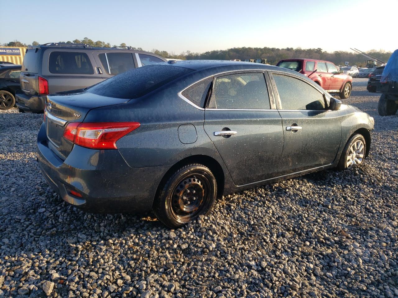 2016 Nissan Sentra VIN 3N1AB7APXGL651882 Copart auction photo, front end / undercarriage damage thumbnail 3