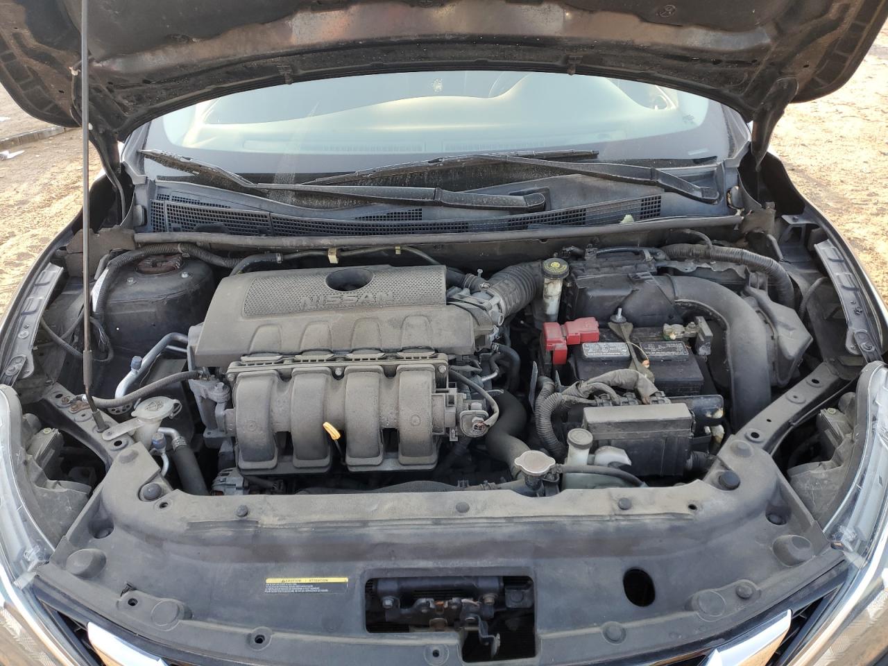 2016 Nissan Sentra VIN 3N1AB7AP1GY221743 Copart auction photo, rear end / side damage thumbnail 11