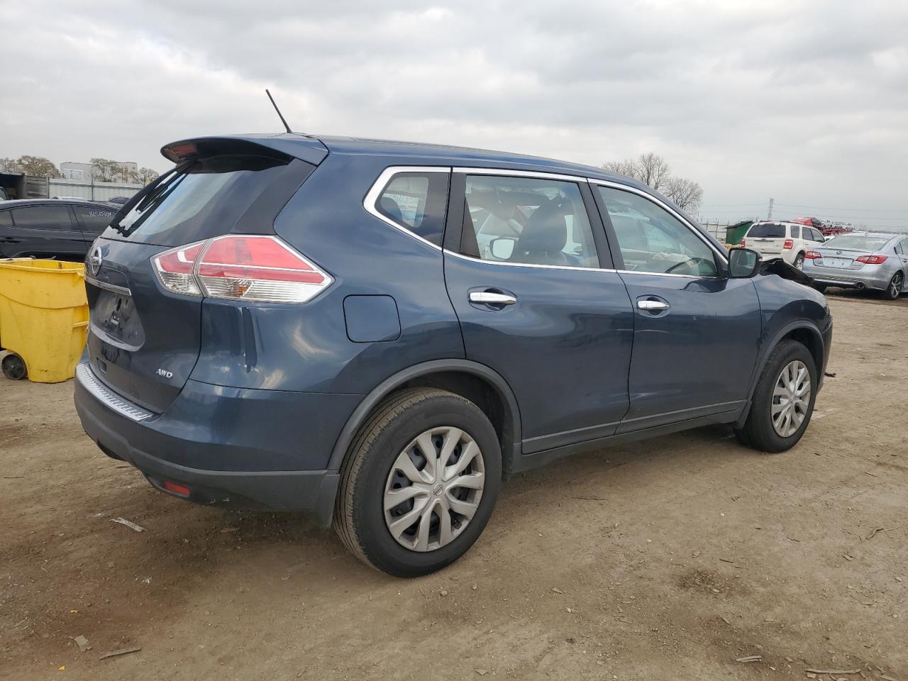 2015 Nissan Rogue VIN KNMAT2MV3FP536406 Copart auction photo, front end damage thumbnail 3