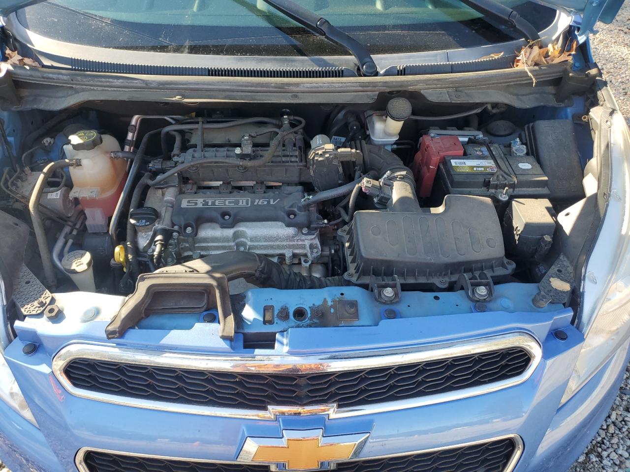 2015 Chevrolet Spark VIN KL8CD6S93FC738472 Copart auction photo, side / rear end damage thumbnail 13