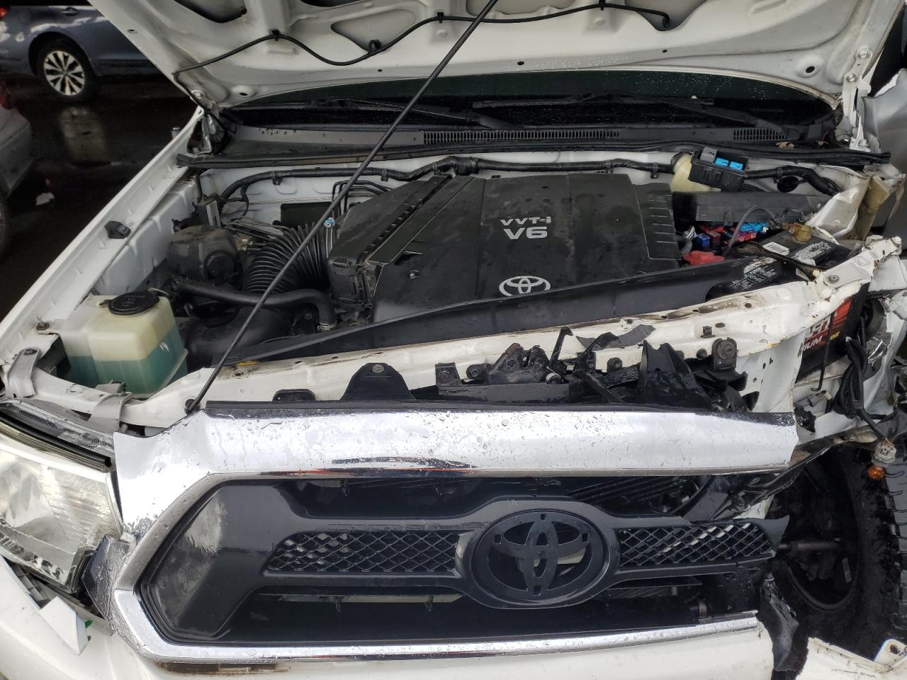 2015 Toyota Tacoma VIN 3TMJU4GN2FM188270 Copart auction photo, front end / side damage thumbnail 12