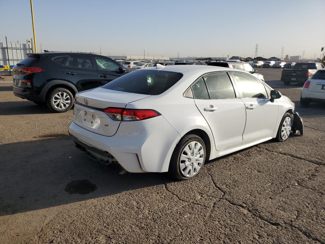 2022 Toyota Corolla VIN JTDEPMAE1NJ202981 Copart auction photo, mechanical / front end damage thumbnail 3