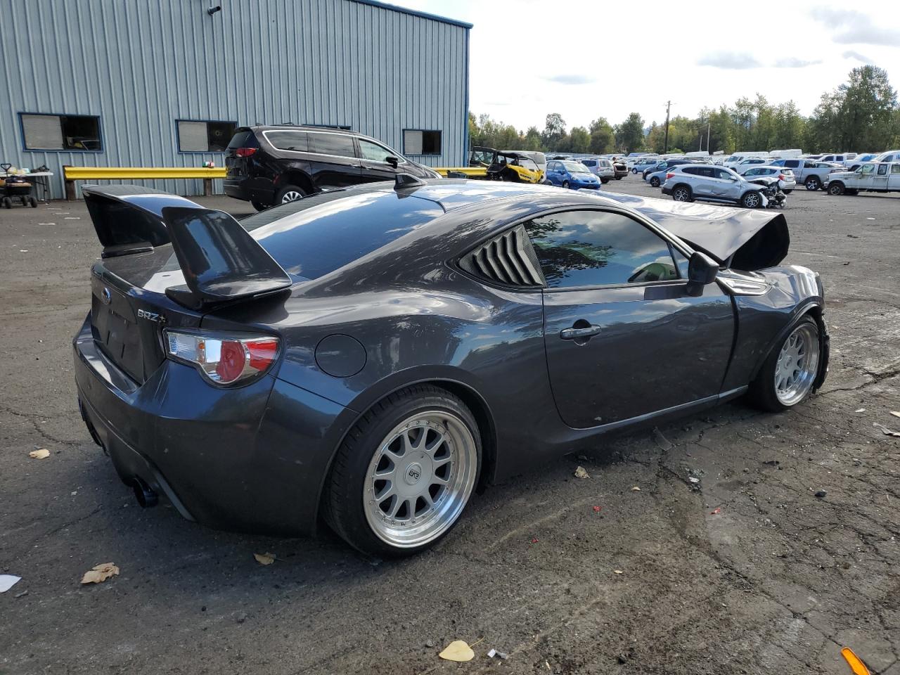 2015 Subaru BRZ VIN JF1ZCAB18F9602102 Copart auction photo, front end / side damage thumbnail 3