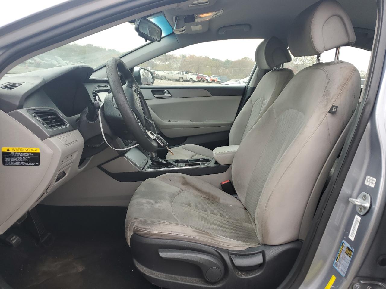 2016 Hyundai Sonata VIN 5NPE24AFXGH358018 Copart auction photo, rear end / front end damage thumbnail 7
