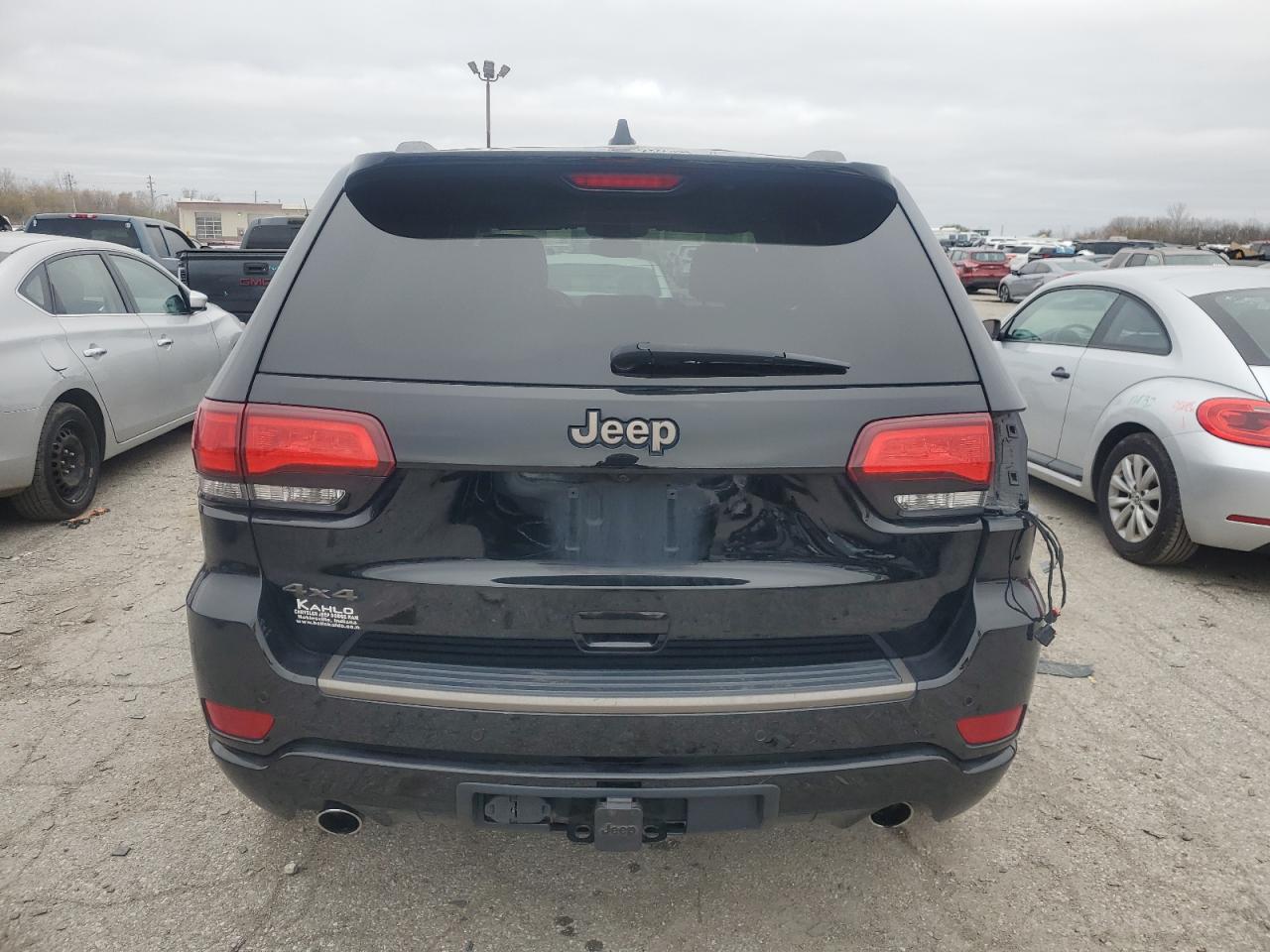2017 Jeep Grand Cherokee VIN 1C4RJFBG4HC668850 Copart auction photo, front end / rear end damage thumbnail 6