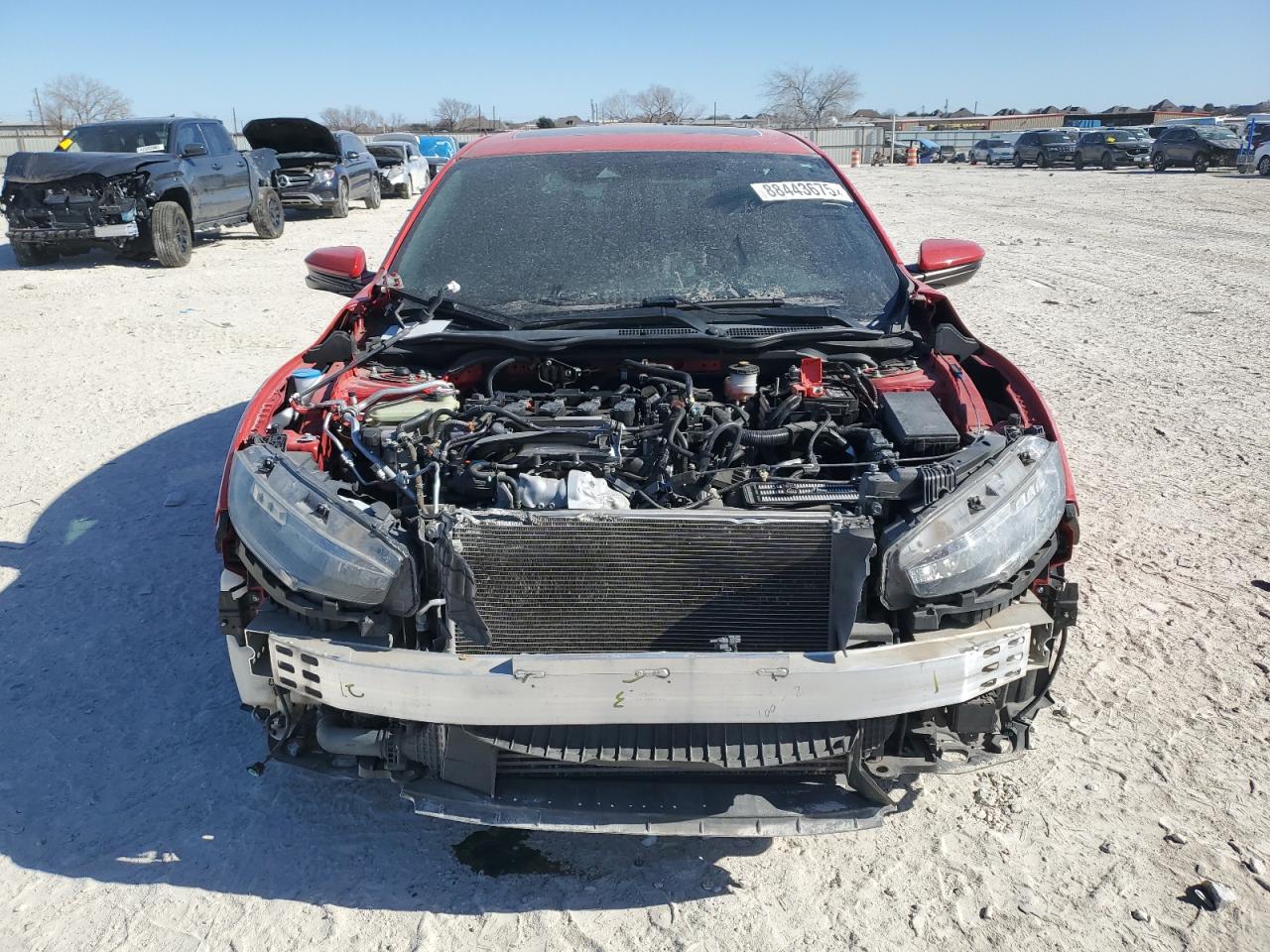 2017 Honda Civic VIN SHHFK7H97HU218240 Copart auction photo, front end / mechanical damage thumbnail 5