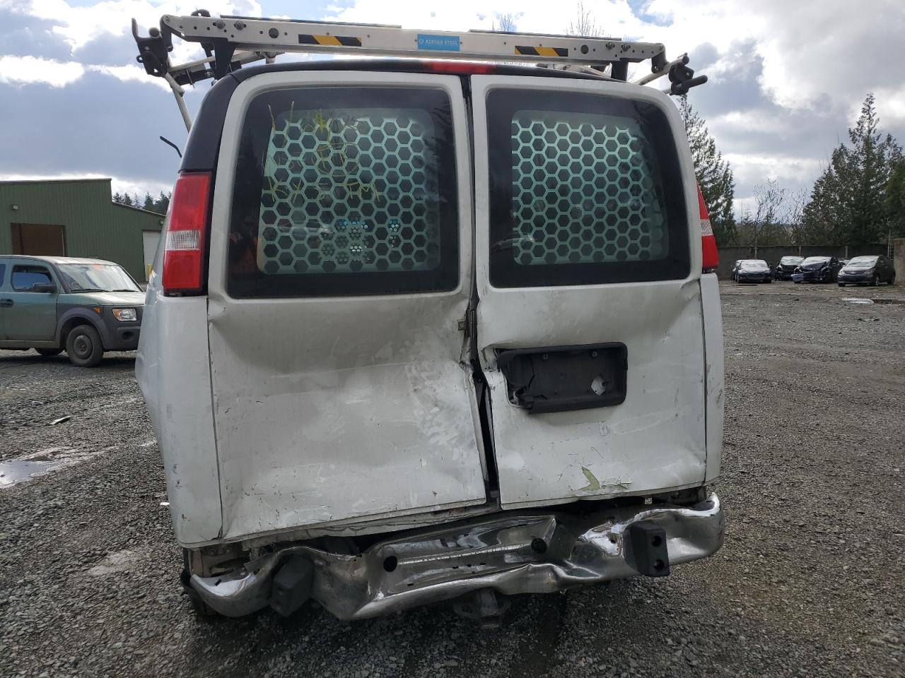 2018 Chevrolet Express VIN 1GCWGAFG2J1907456 Copart auction photo, rear end damage thumbnail 6