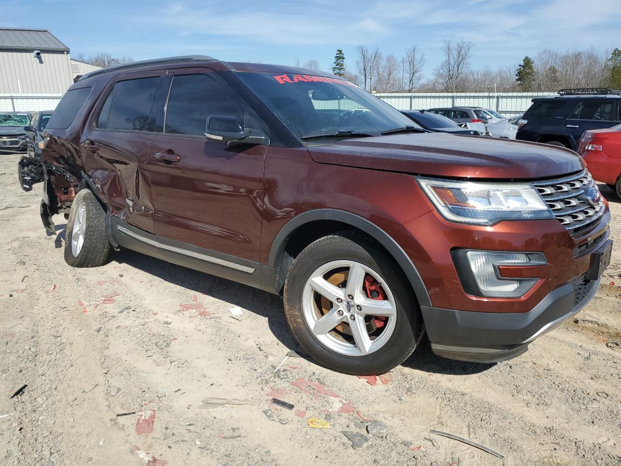 2016 Ford Explorer VIN 1FM5K8D82GGC51131 Copart auction photo, all over / undercarriage damage thumbnail 4