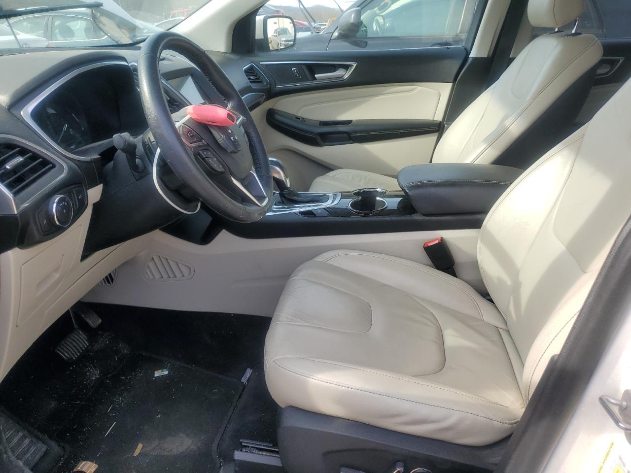 2016 Ford Edge VIN 2FMPK4K98GBB57114 Copart auction photo, front end / side damage thumbnail 7