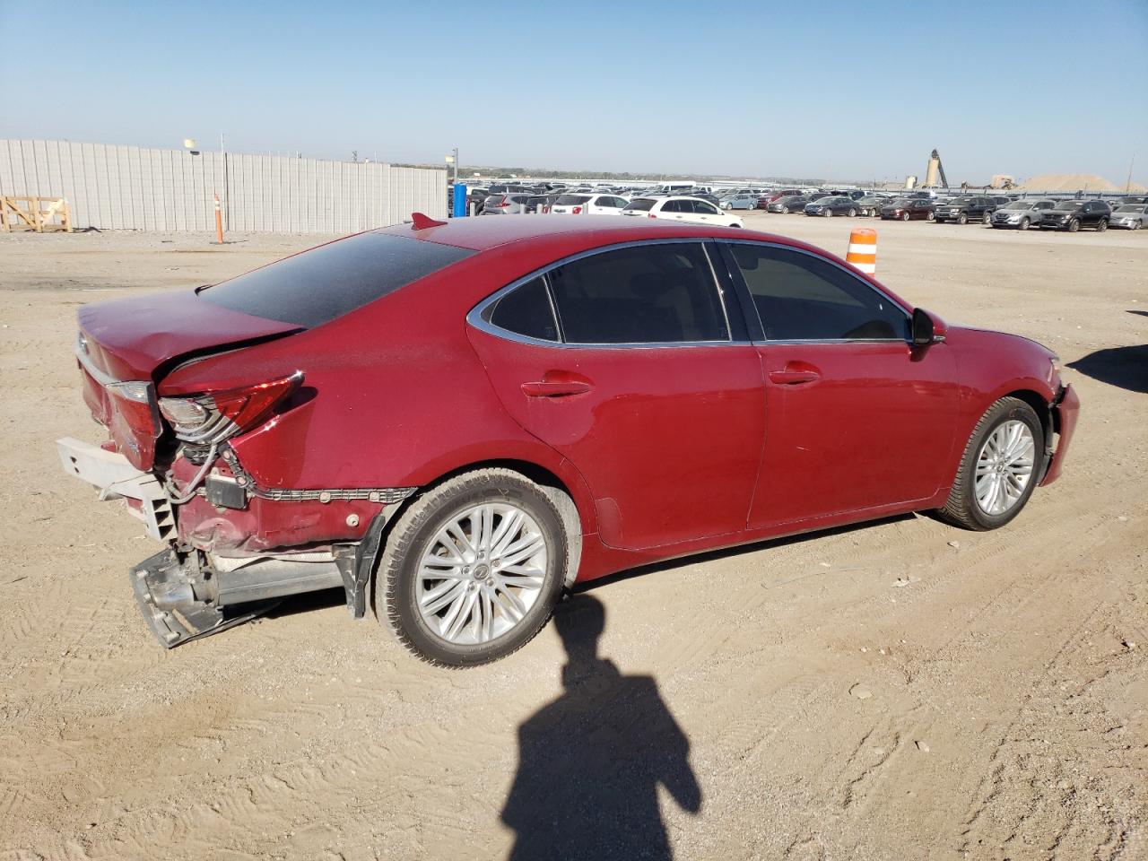 2013 Lexus ES VIN JTHBK1GG4D2003956 Copart auction photo, rear end / front end damage thumbnail 3